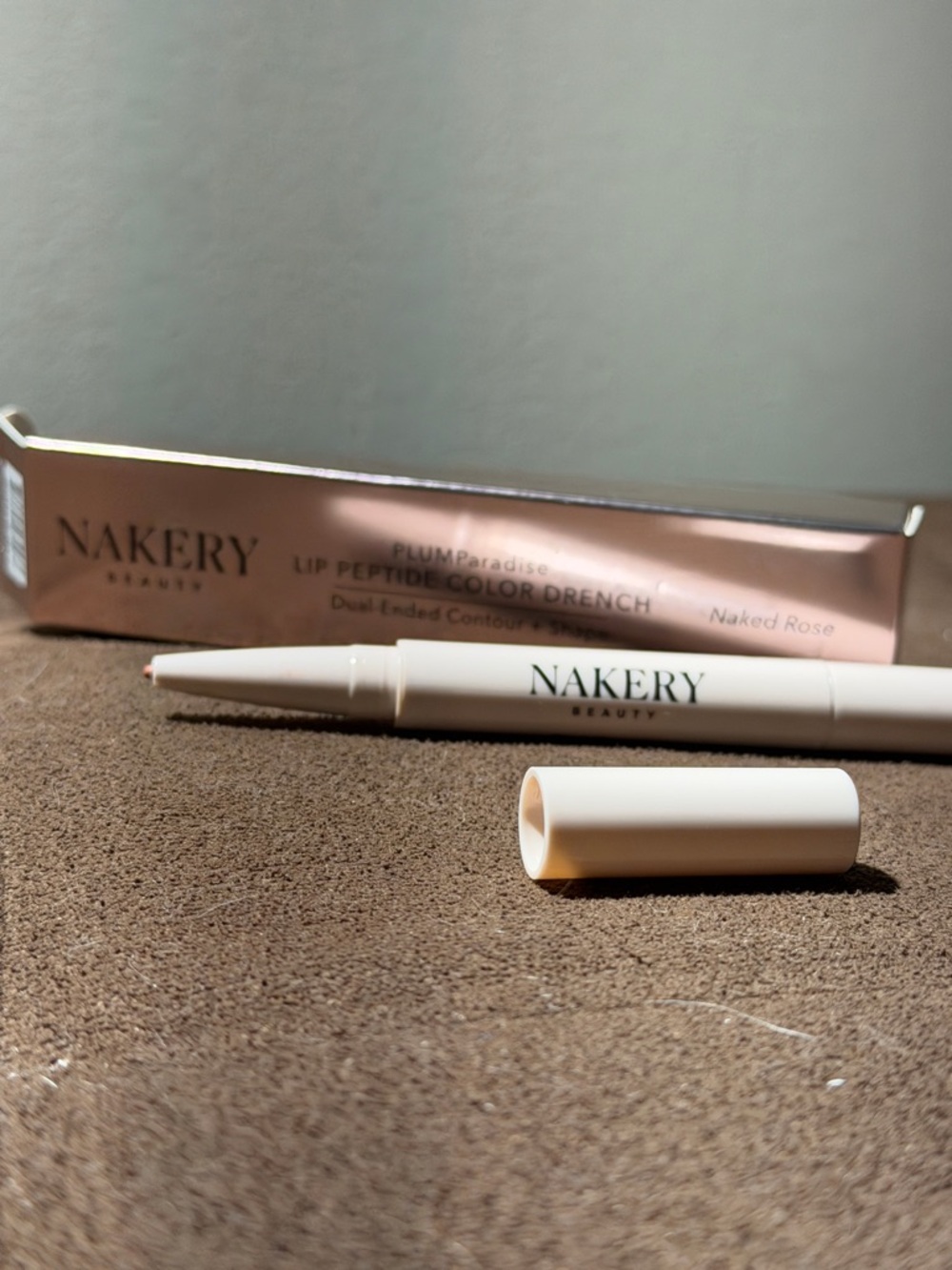 Nakery Beauty Dual-Ended Lip Liner & Fill Pencil - Naked Rose (Pink)